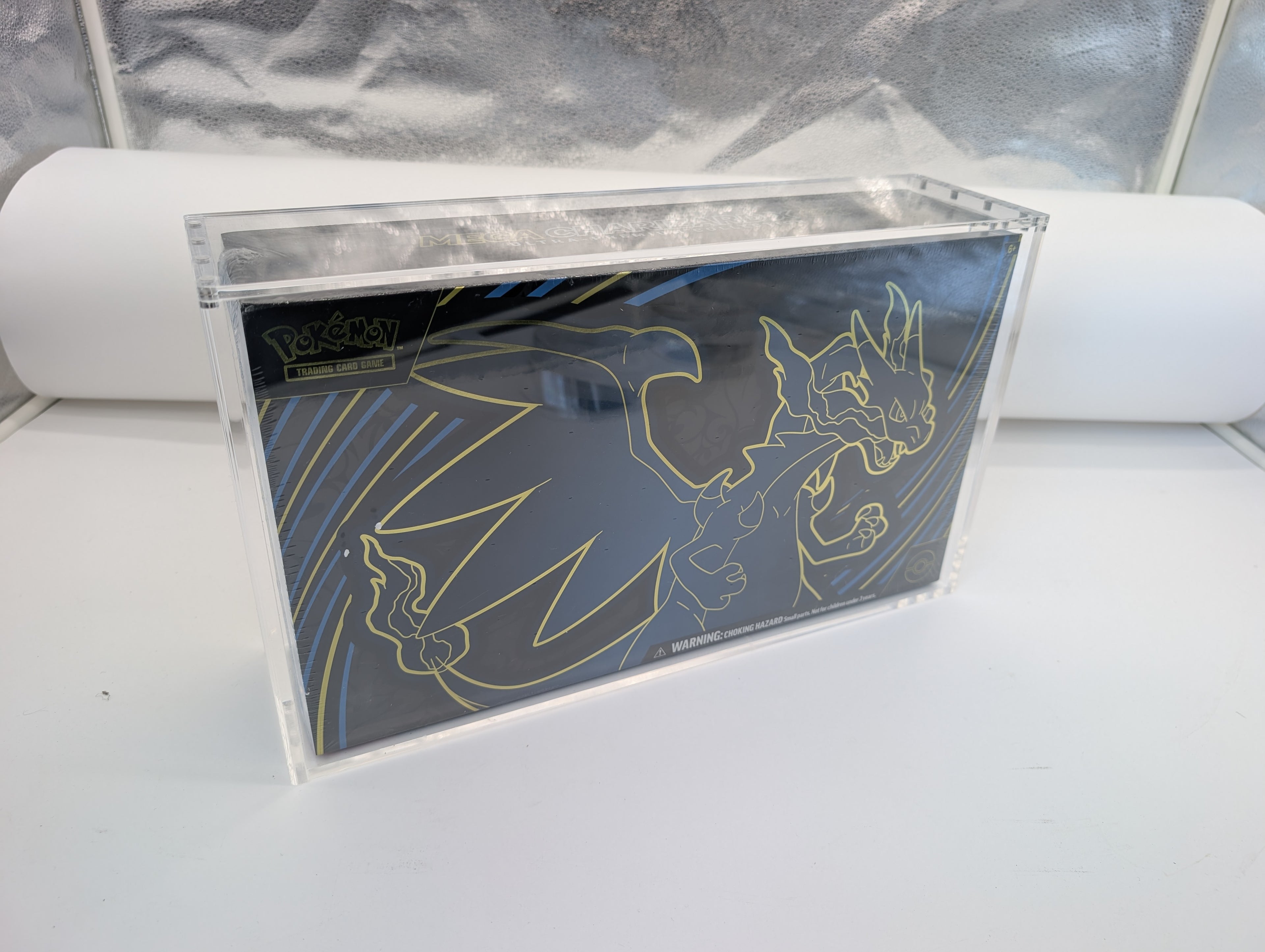 Clear Acrylic Magnetic Display Case for Pokemon 151 Ultra Premium Collection Box