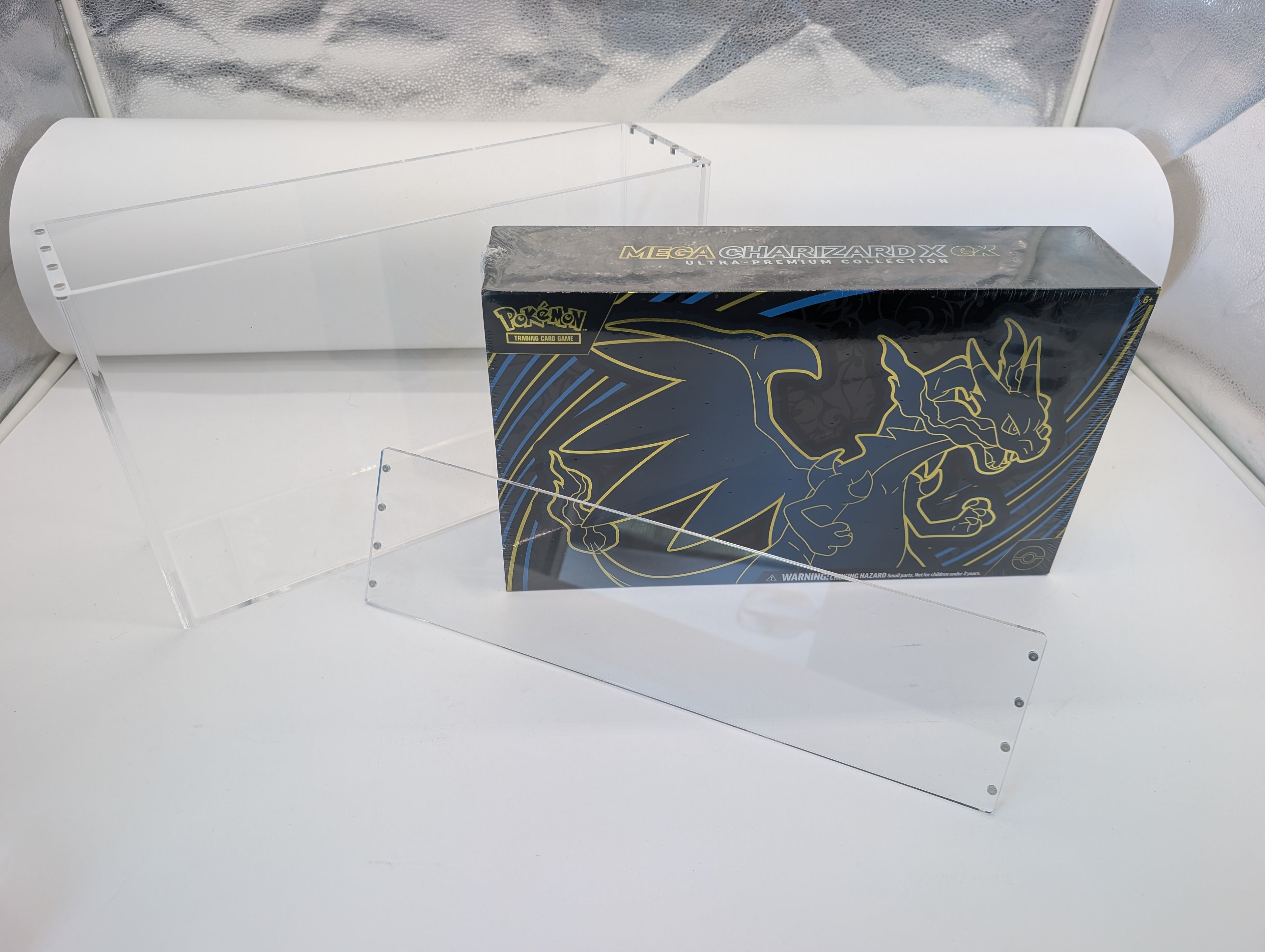 Clear Acrylic Magnetic Display Case for Pokemon 151 Ultra Premium Collection Box