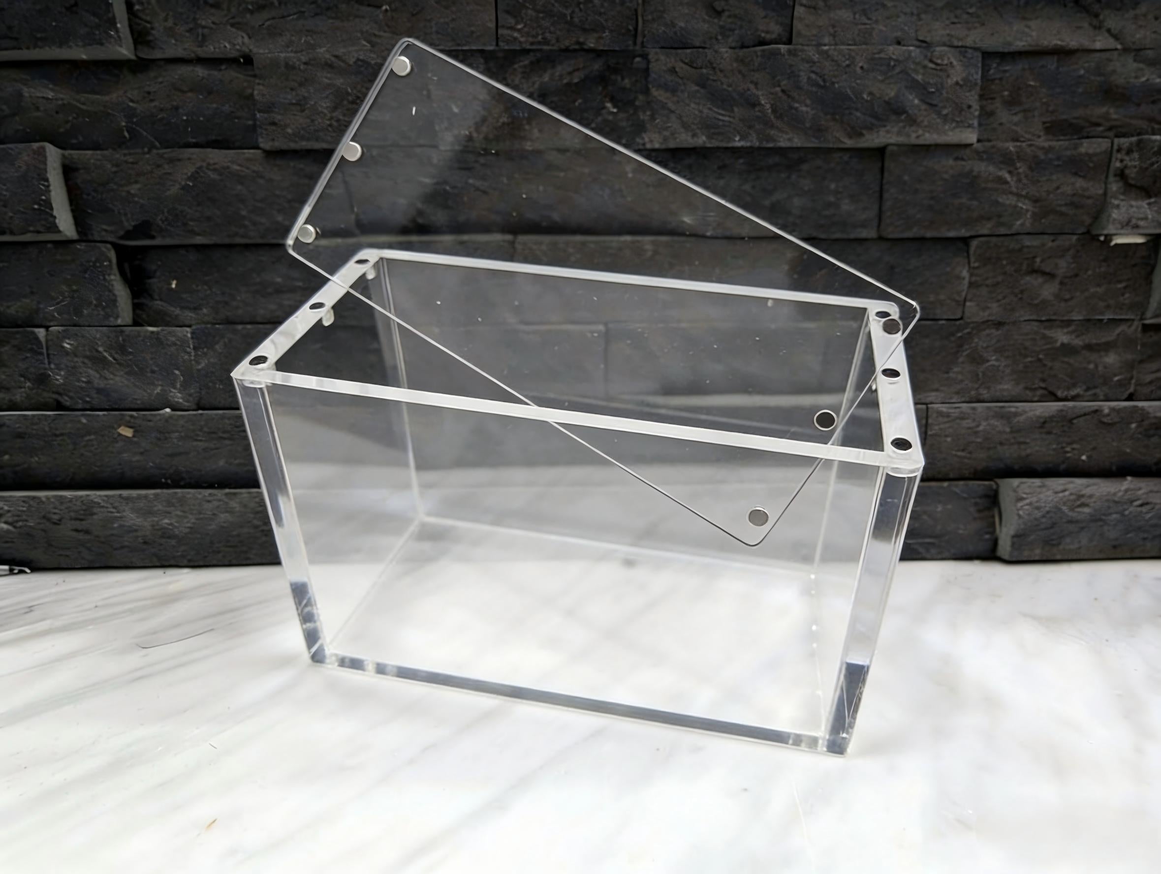 Clear Acrylic Magnetic Display Case for One Piece Booster