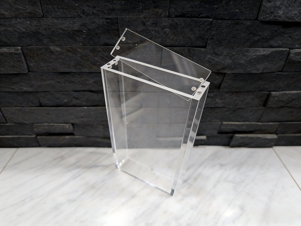 Clear Acrylic Magnetic Display Case for One Piece Starter Decks