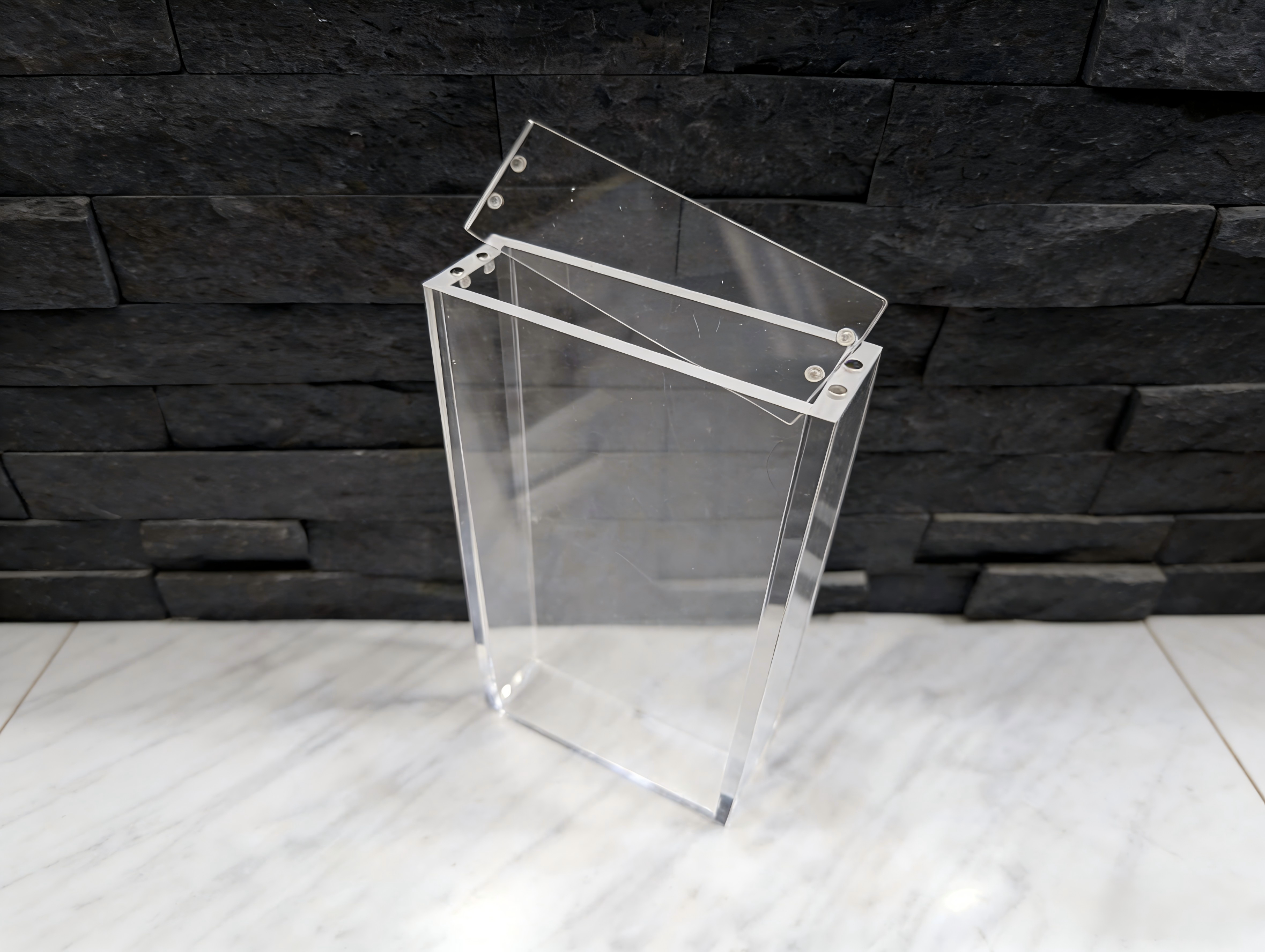 Clear Acrylic Magnetic Display Case for One Piece Starter Decks