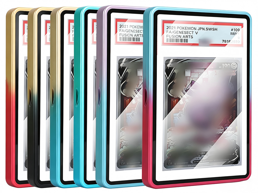 PSA Magnetic Metal Slab UV Protector Case Graded Cards Holders Display Case 35PT