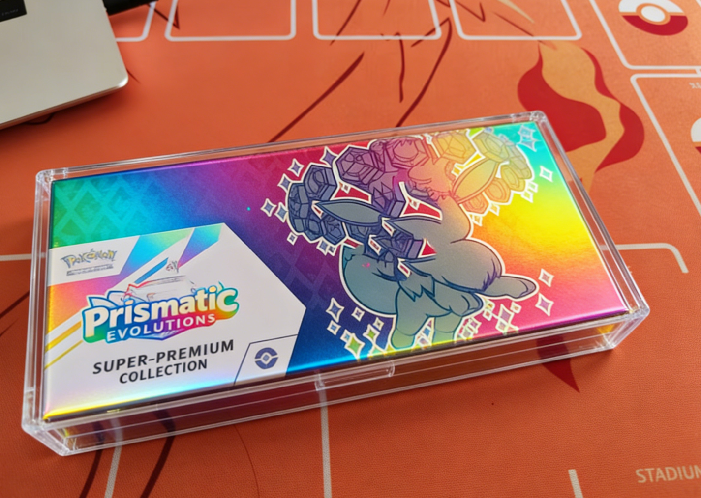 Clear Acrylic Magnetic Display Case for Pokemon Prismatic Super Premium Collection