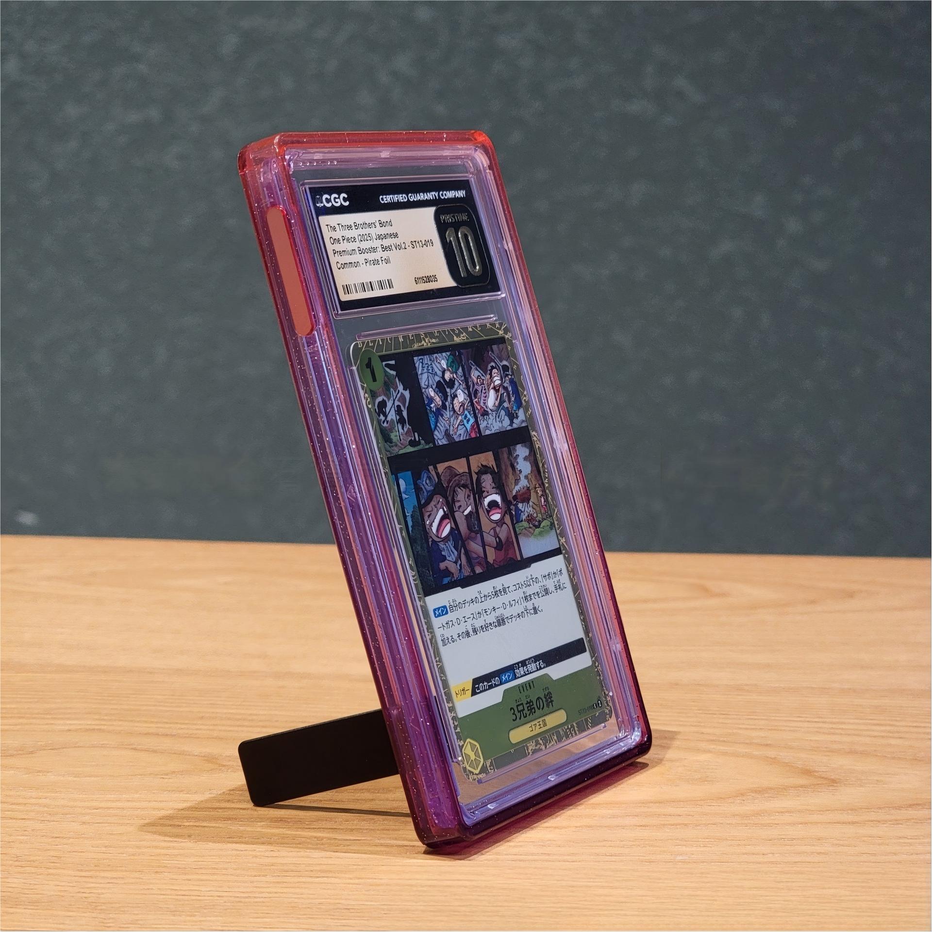 PSA Magnetic TPU Slab UV Protector Case with Stand Graded Cards Holders Display Case 35PT