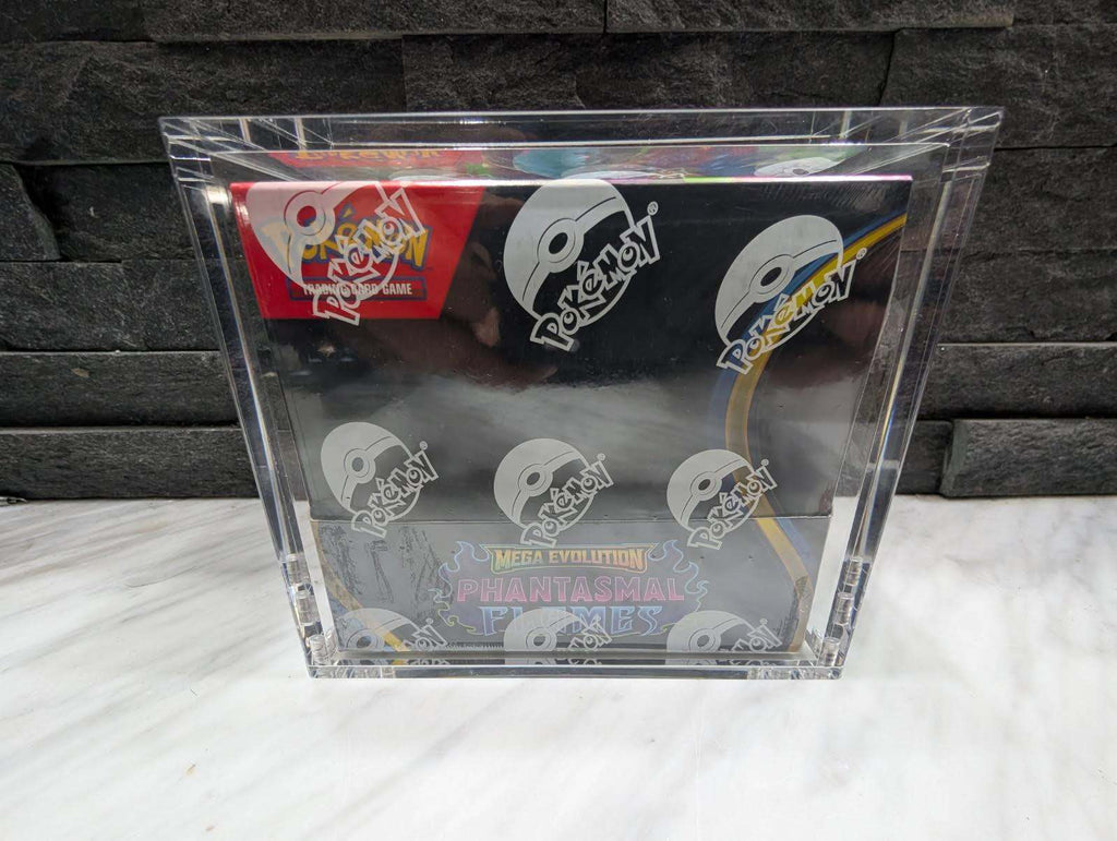 Clear Acrylic Magnetic Display Case for Pokemon Booster
