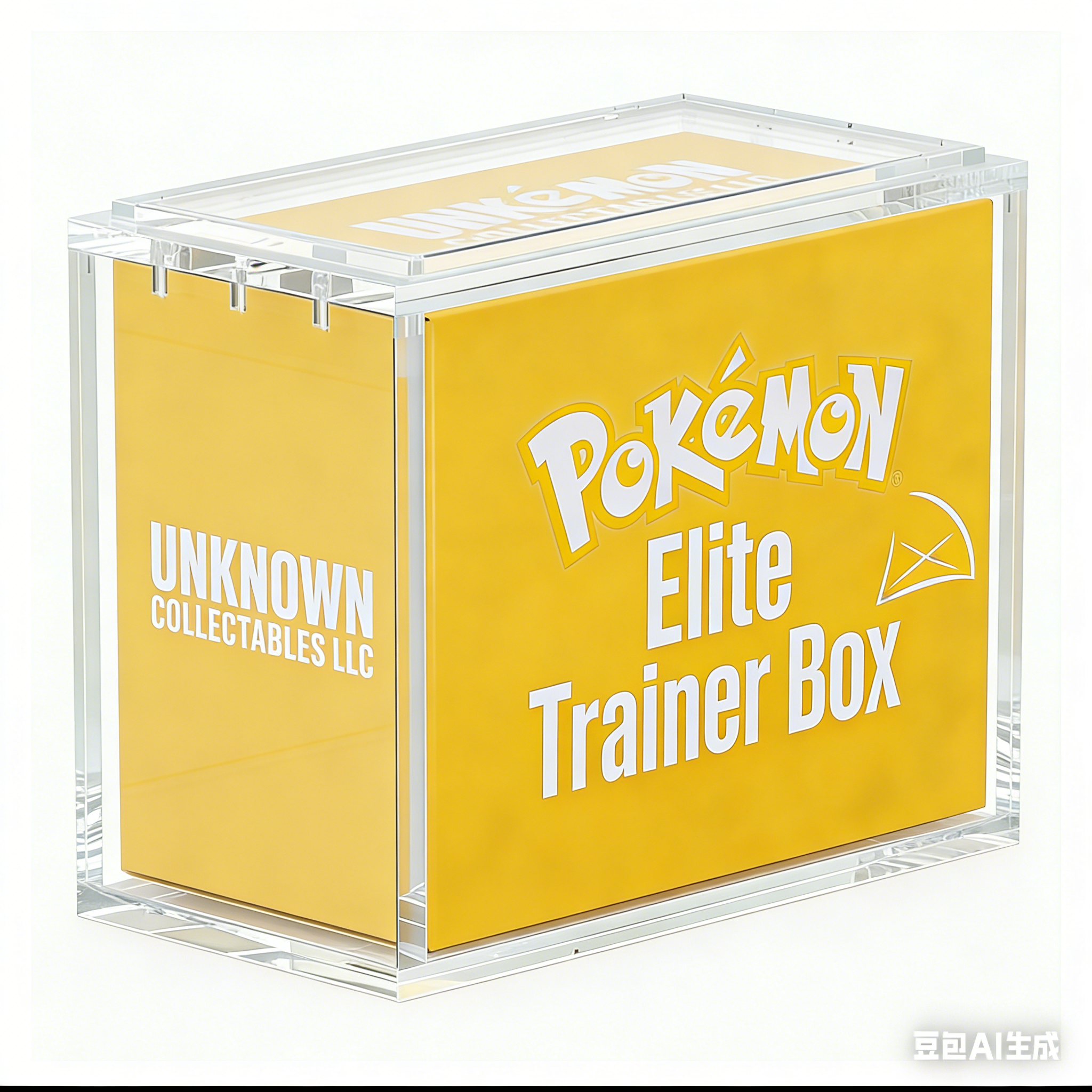 Clear Acrylic Magnetic Display Case for Pokemon ETB Elite Trainer Box