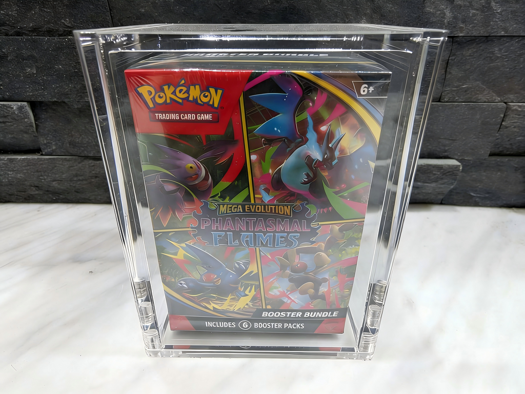 Clear Acrylic Magnetic Display Case for Pokemon Bundle