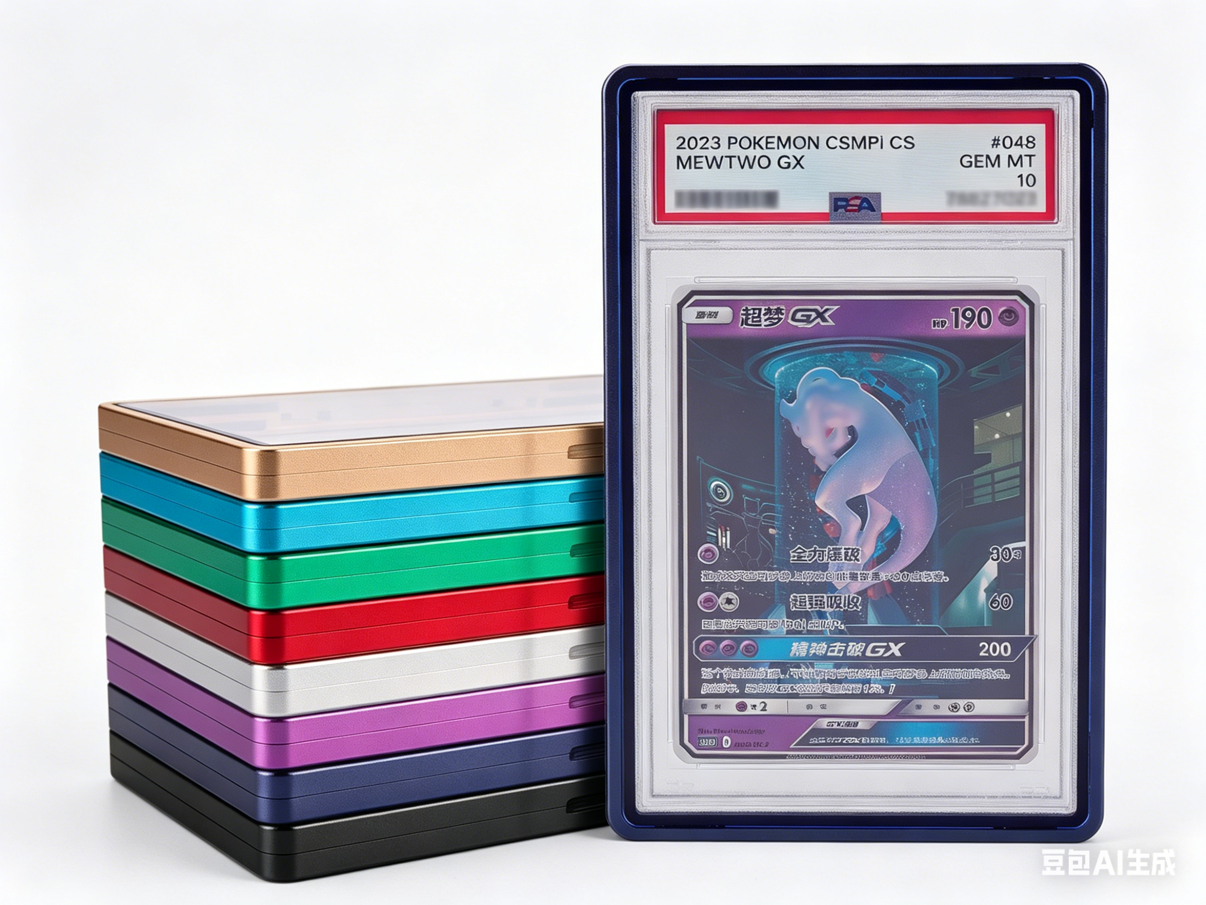 PSA Magnetic Metal Slab UV Protector Case Graded Cards Holders Display Case 35PT