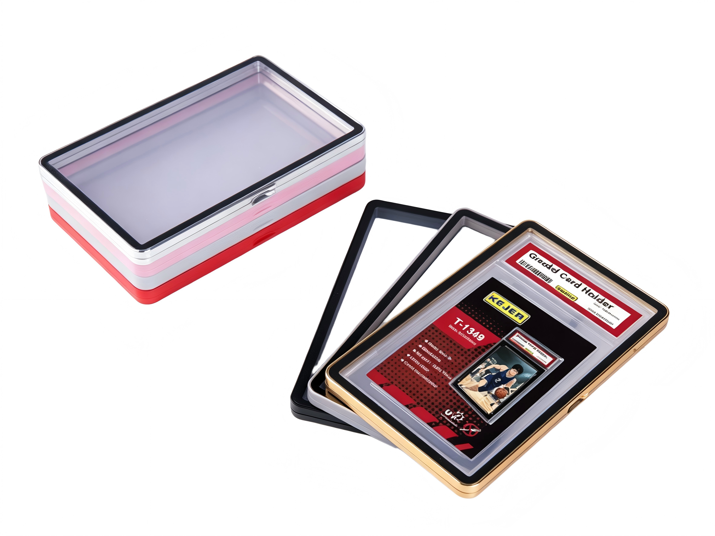 PSA Magnetic Plastic Slab UV Protector Case Graded Cards Holders Display Case 35PT